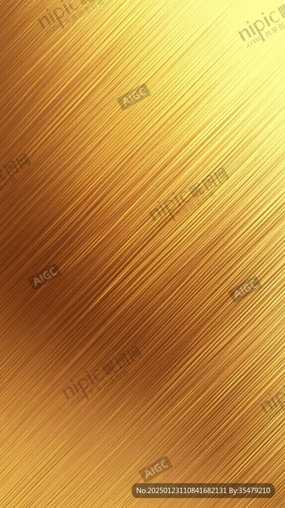 金色拉絲漸變條紋