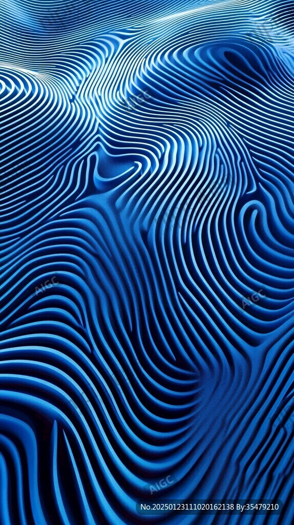 3d立體起伏波浪
