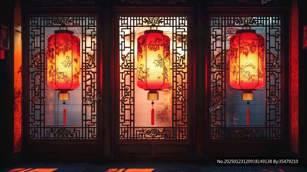 中式燈場(chǎng)景