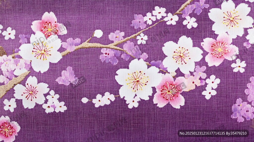 梅花刺繡