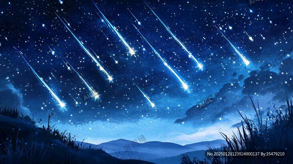 唯美流星雨