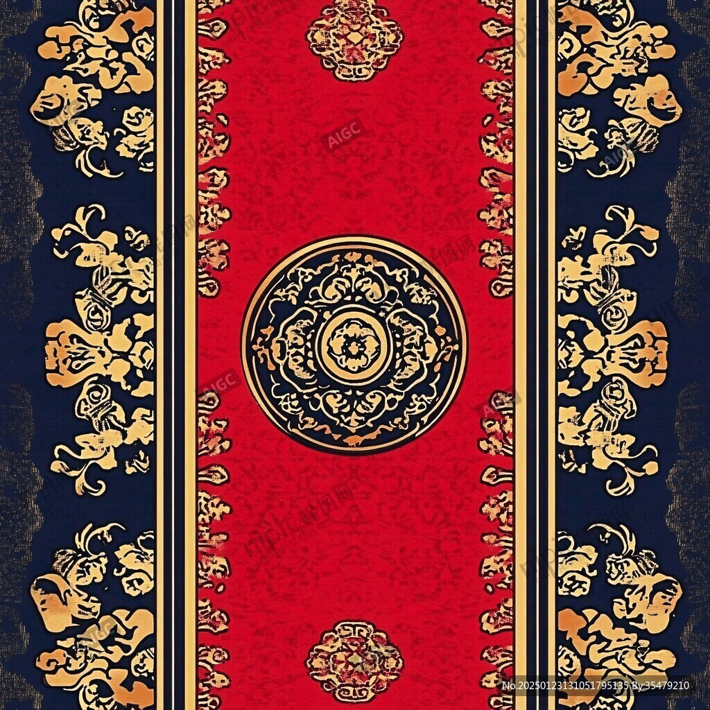 中式古典金色背景