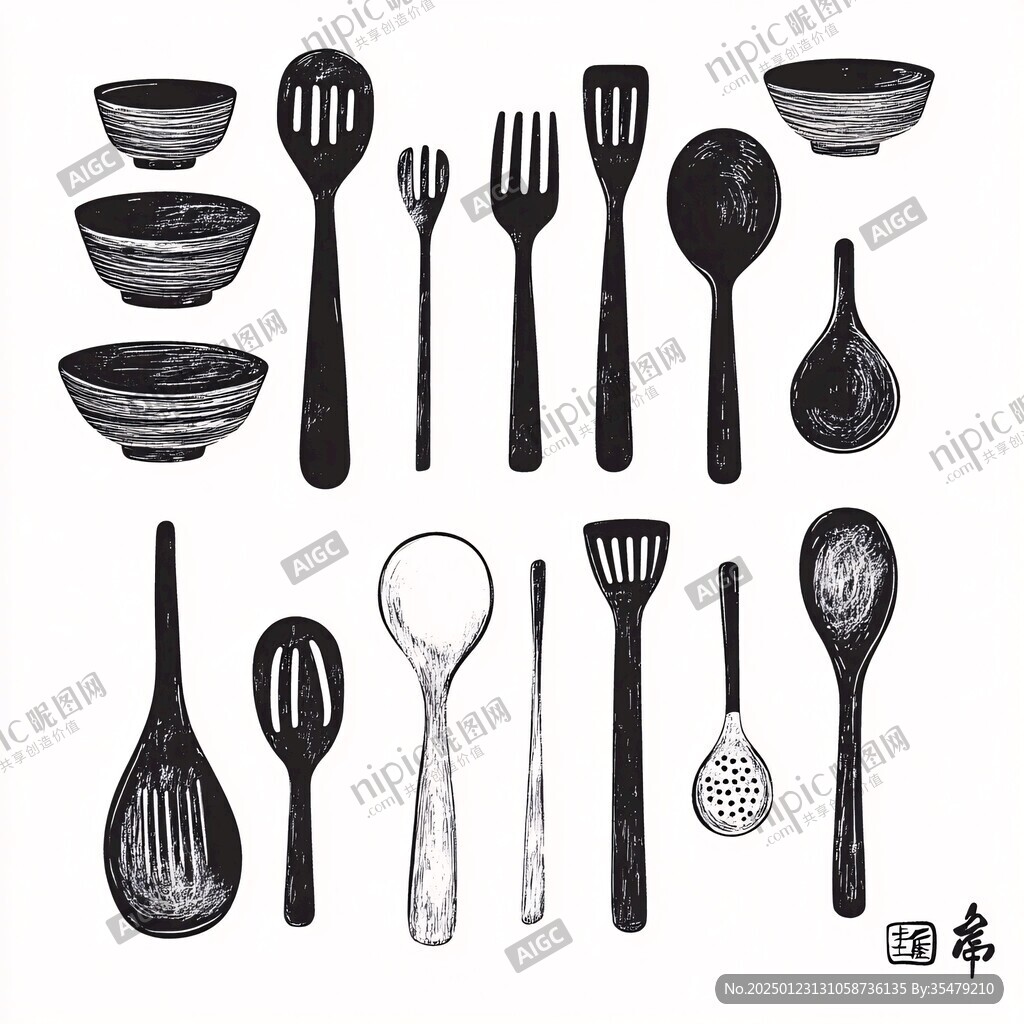 餐具圖案設計