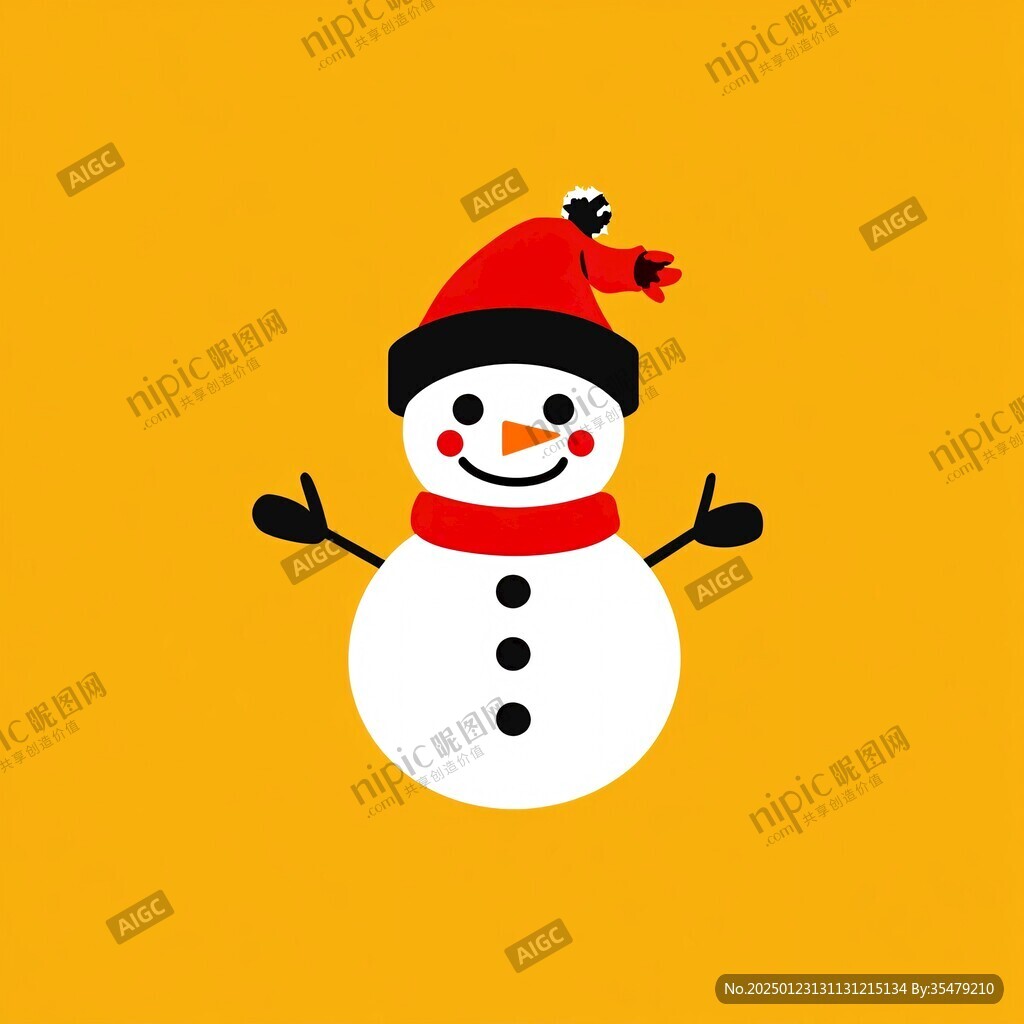 原創卡通雪人