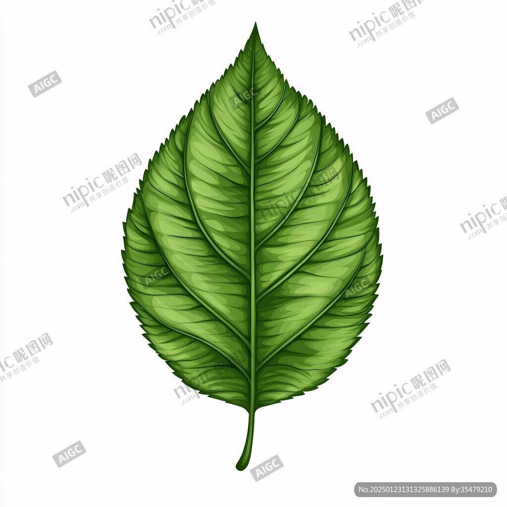 一片樹葉素材一片綠葉