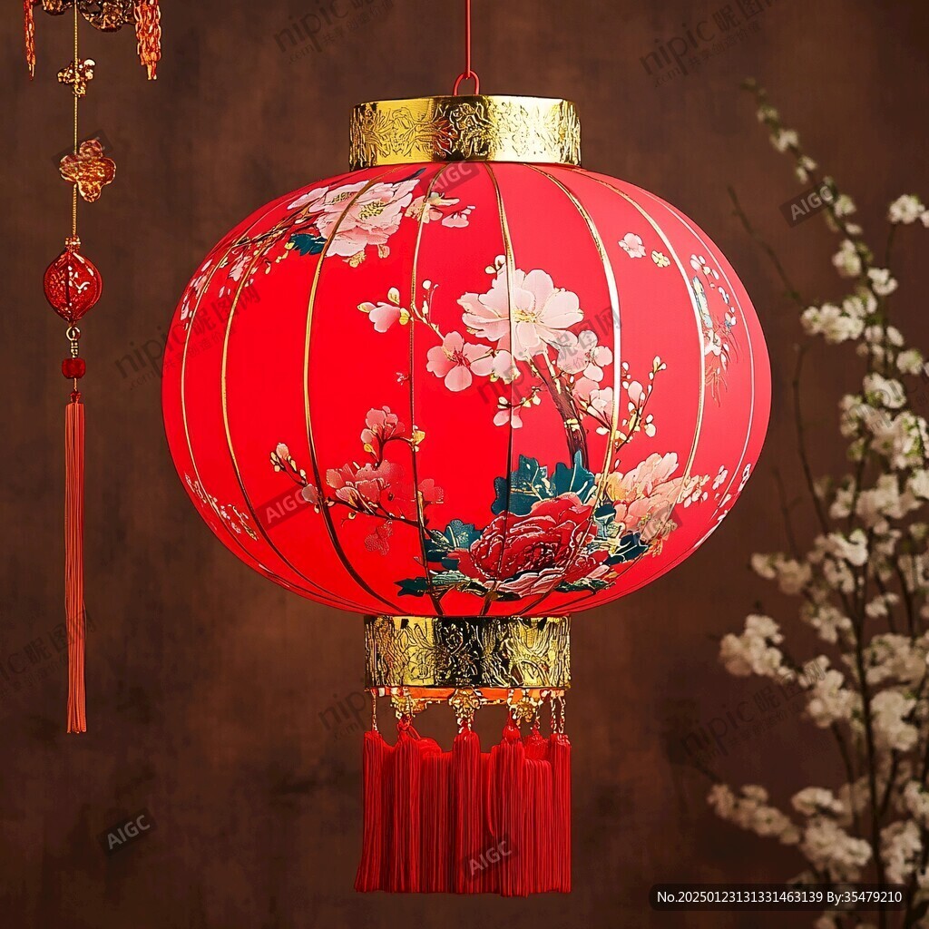花喜慶燈籠