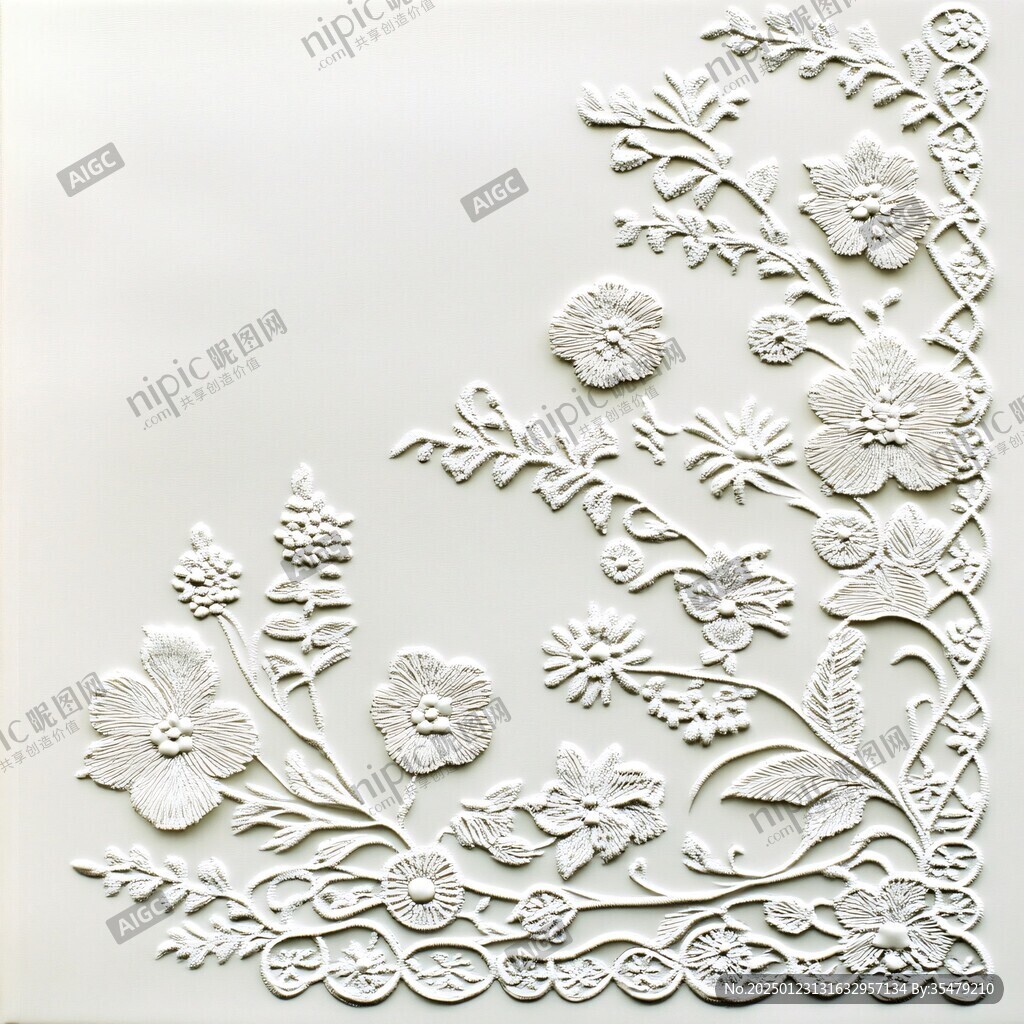 花紋立體浮雕