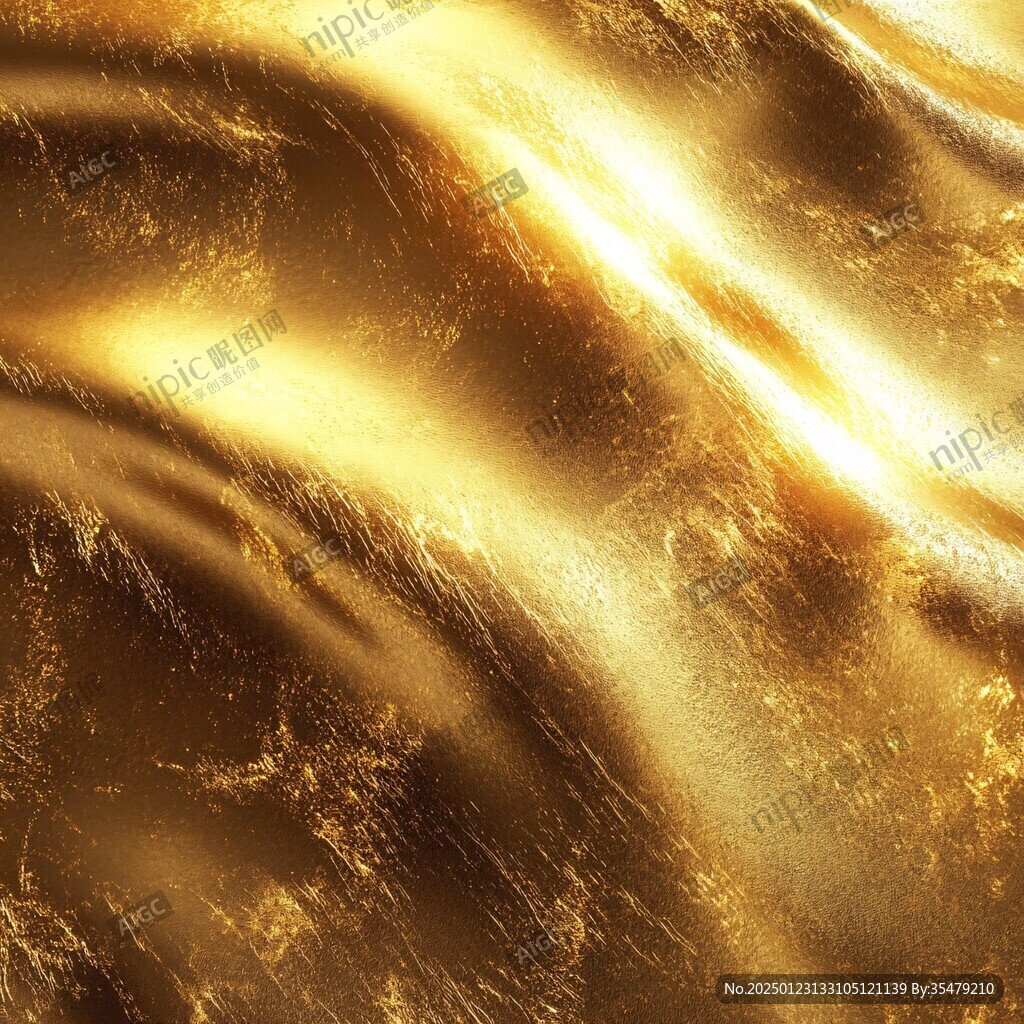 金色水紋背景