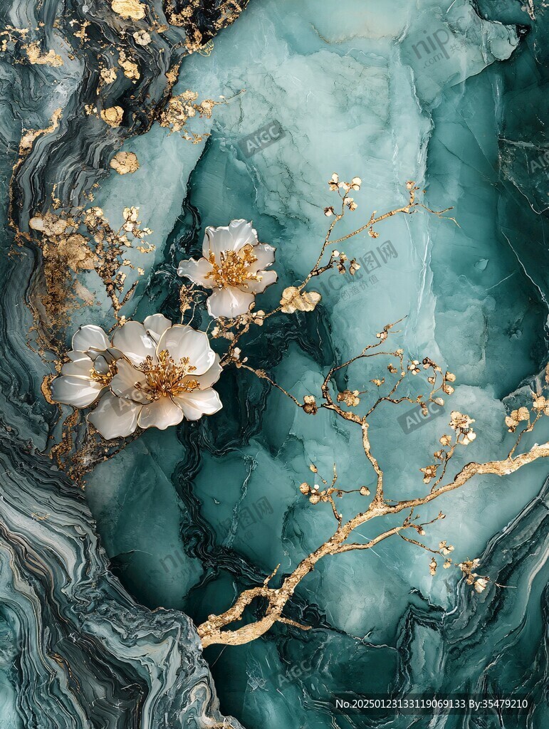 液態流體花紋裝飾畫