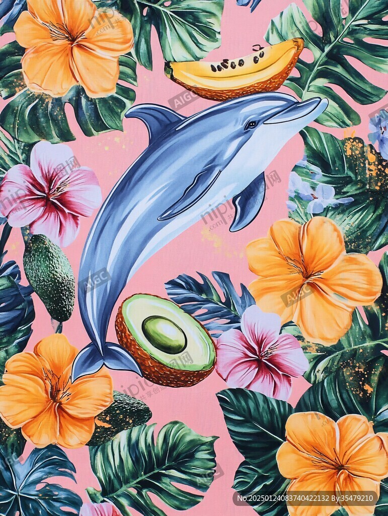 熱帶植物花卉水果