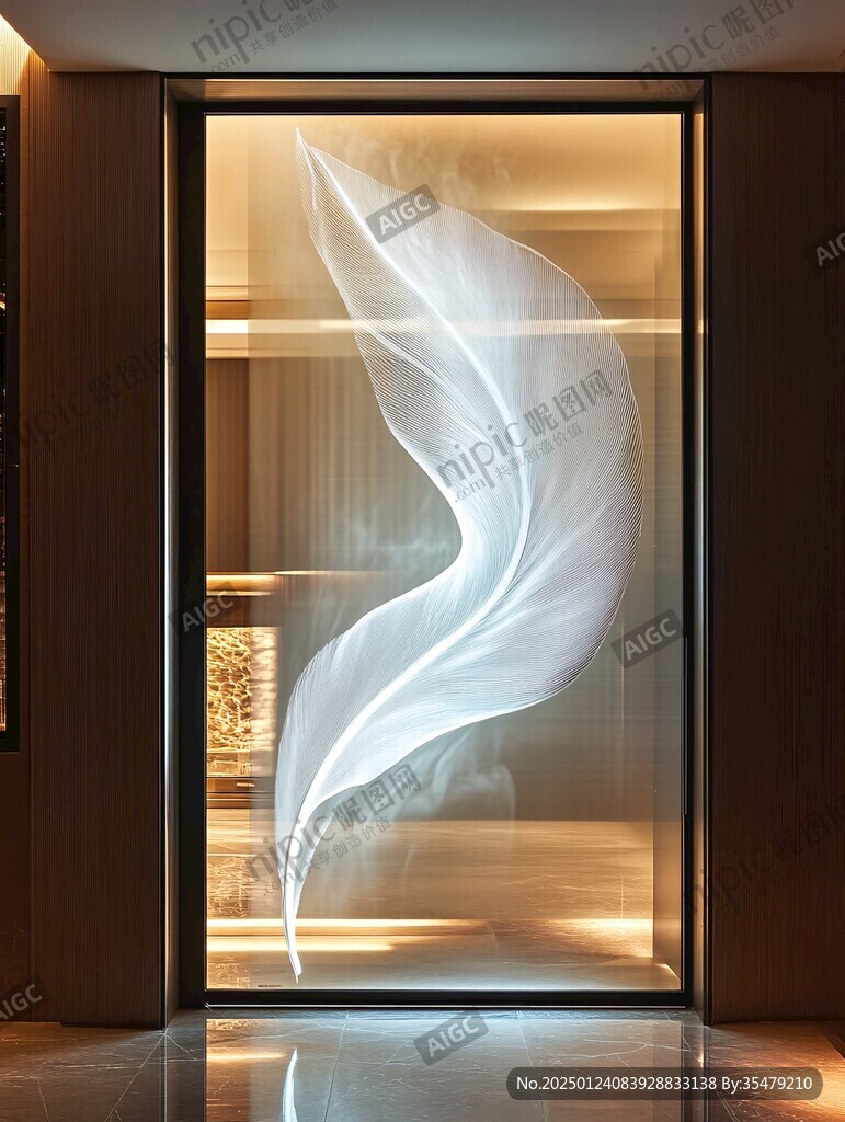 酒店動感線條掛畫