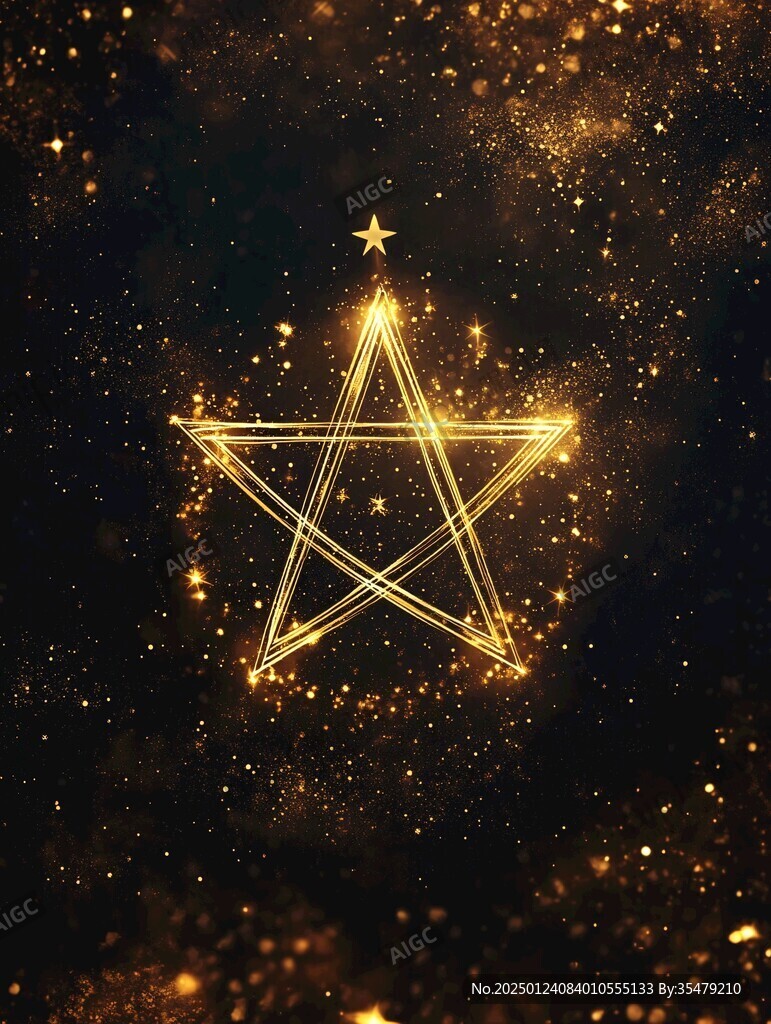 創(chuàng)意黑金璀璨星光盛典