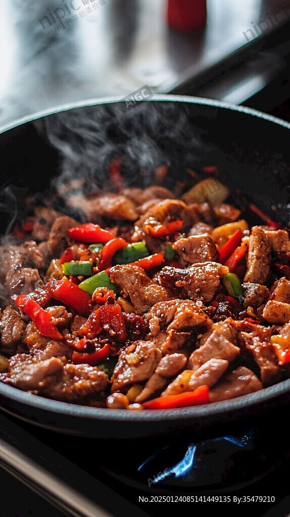 鐵板黑椒牛肉美食美味