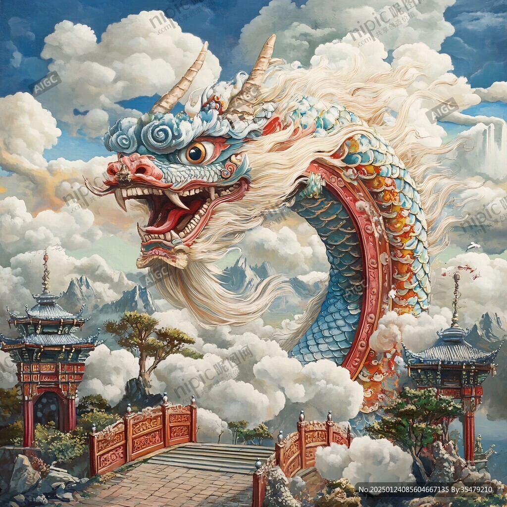 龍年文創(chuàng)插畫