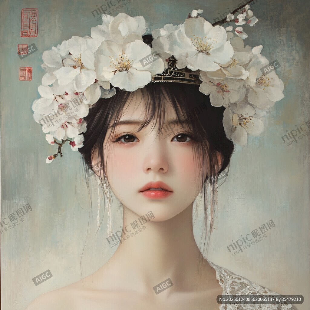 工筆少女