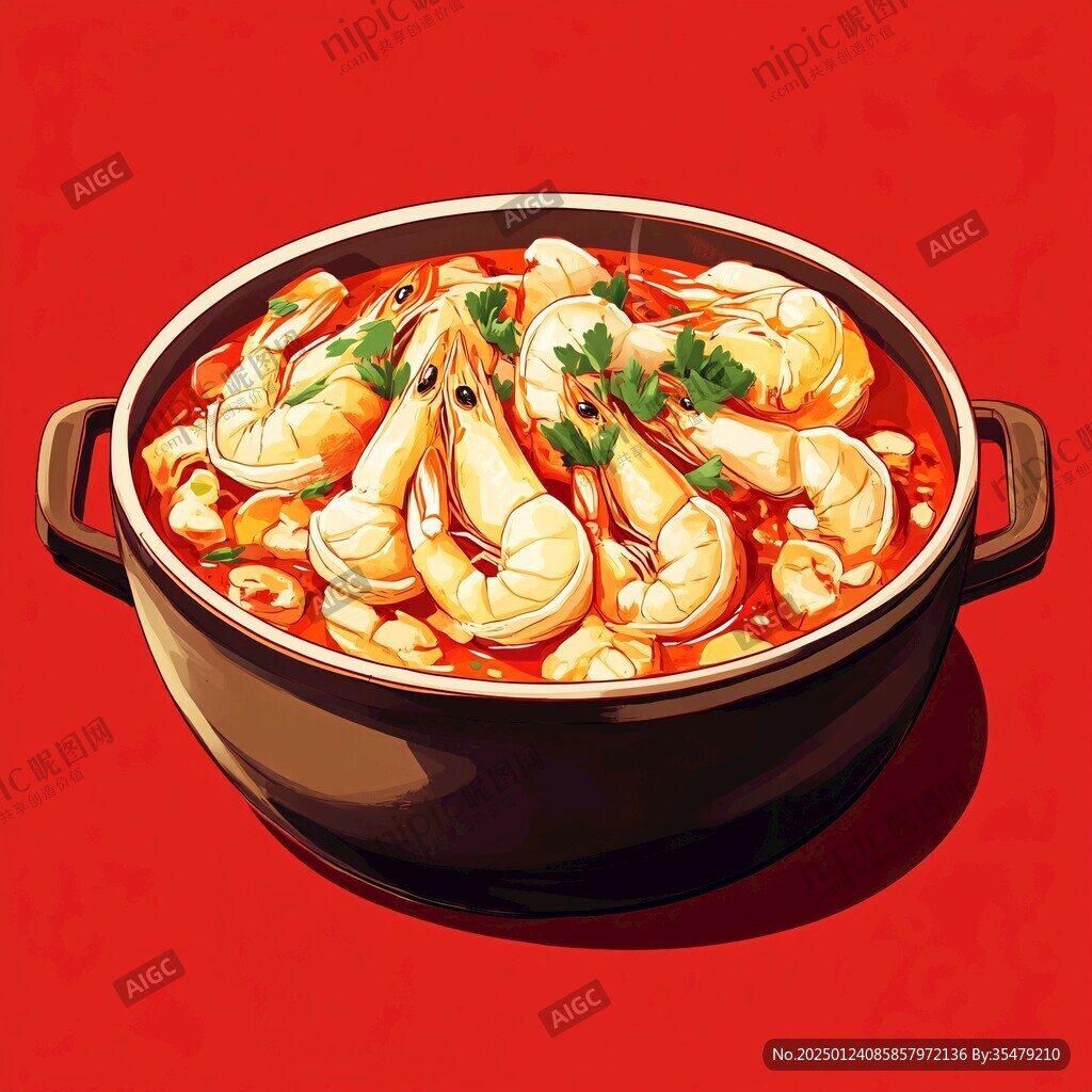 大腸湯插畫