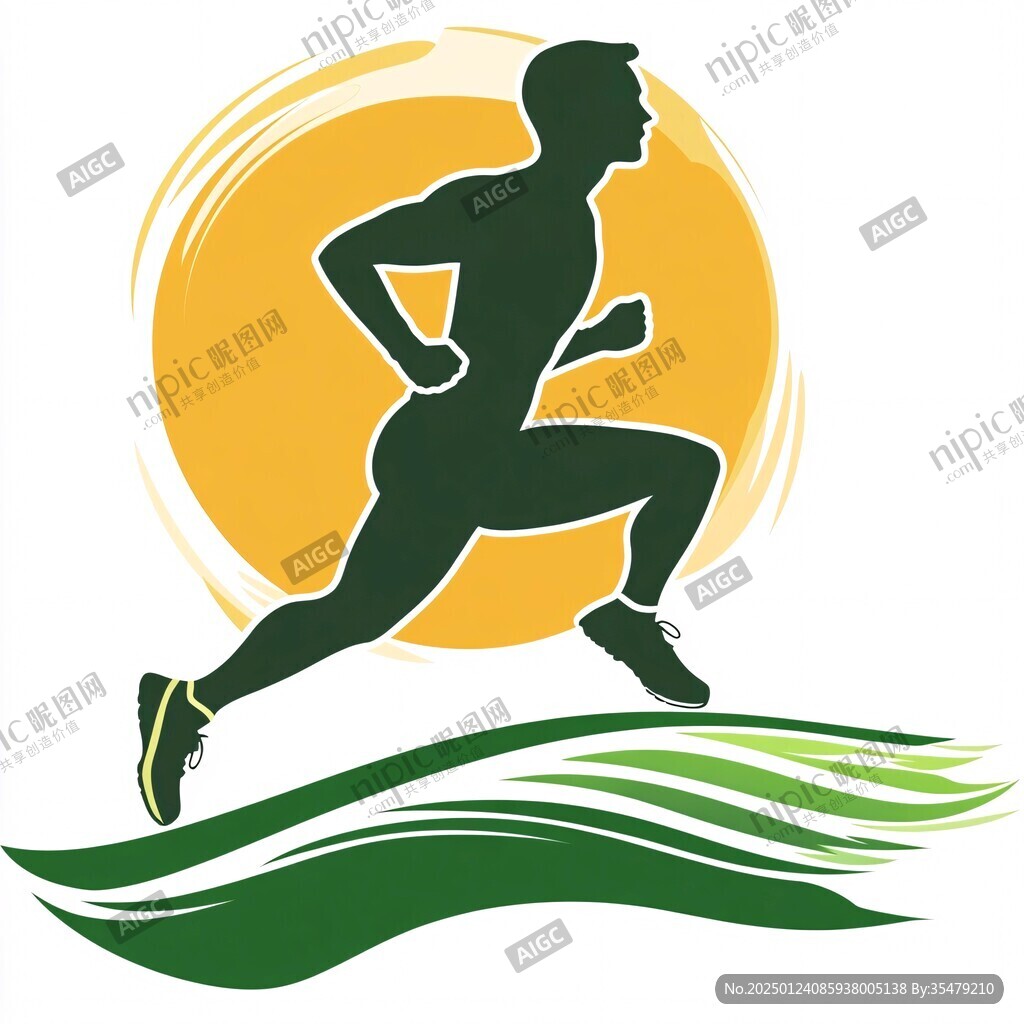 跑步運動員logo