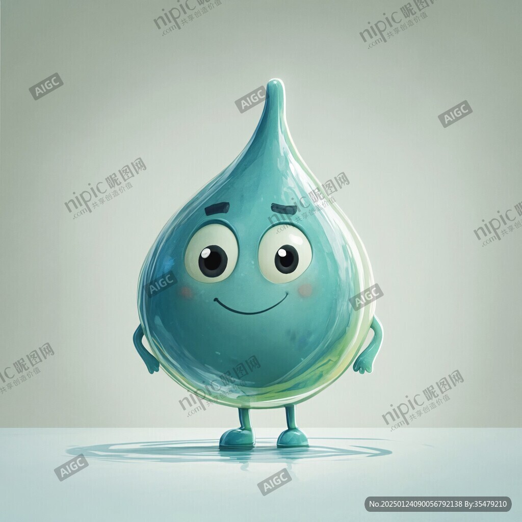原創卡通水滴形象