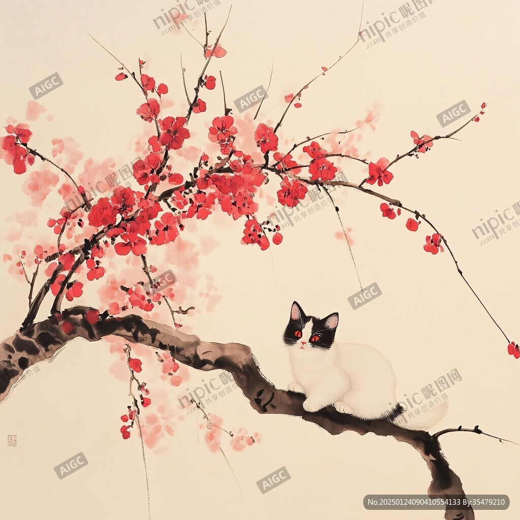 工筆貓
