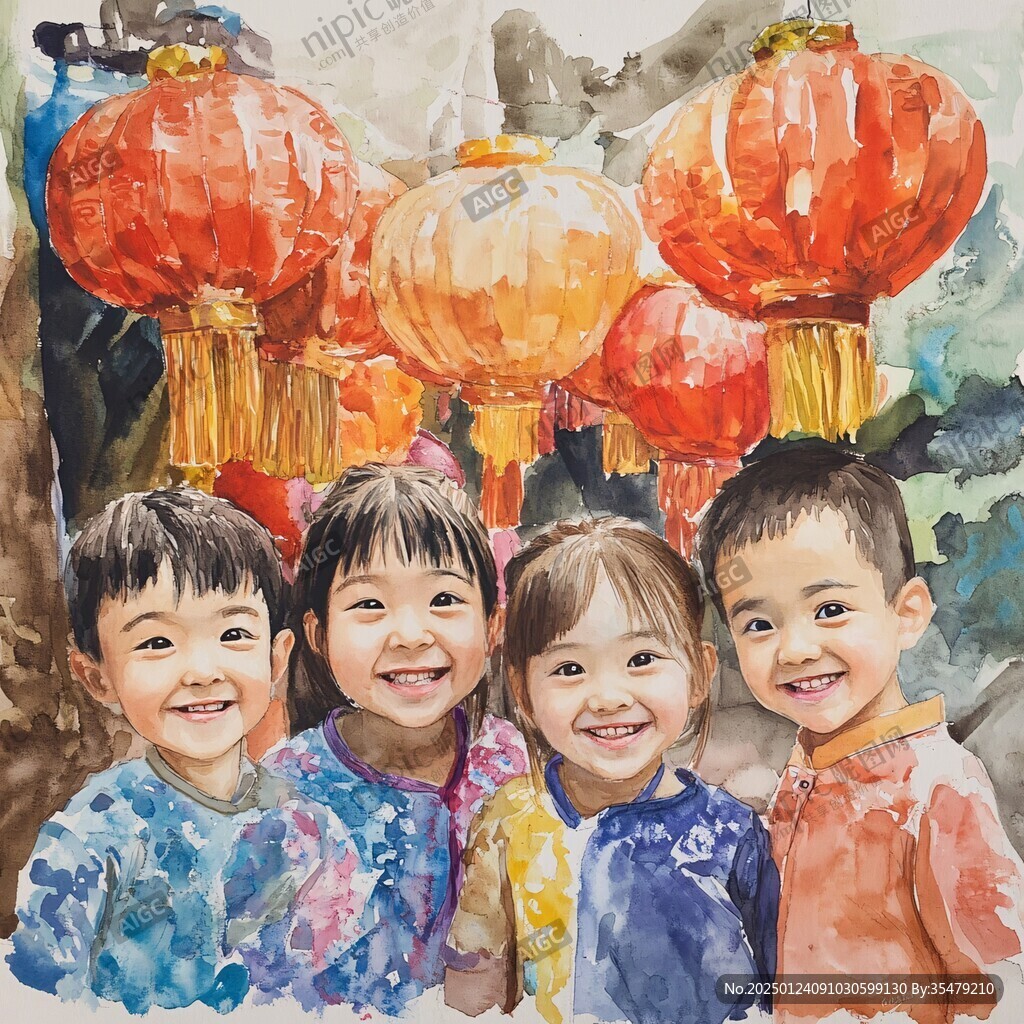 水彩亞洲
