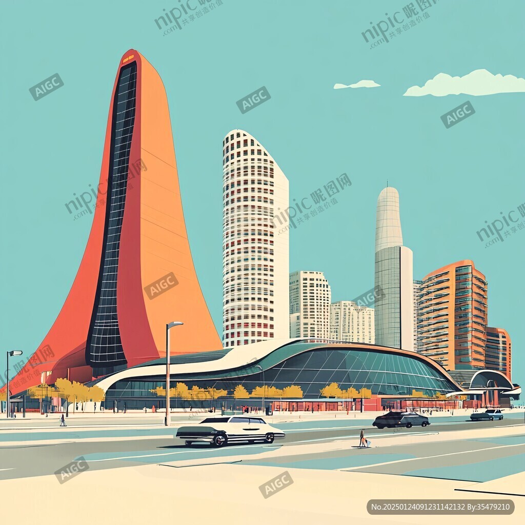 巴西利亞地標(biāo)建筑設(shè)計(jì)