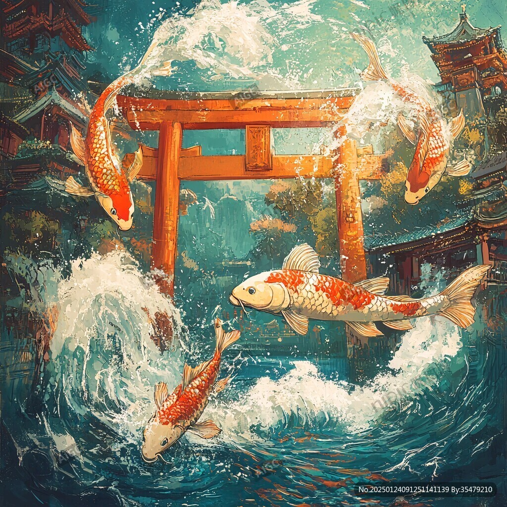 錦鯉轉(zhuǎn)運圖