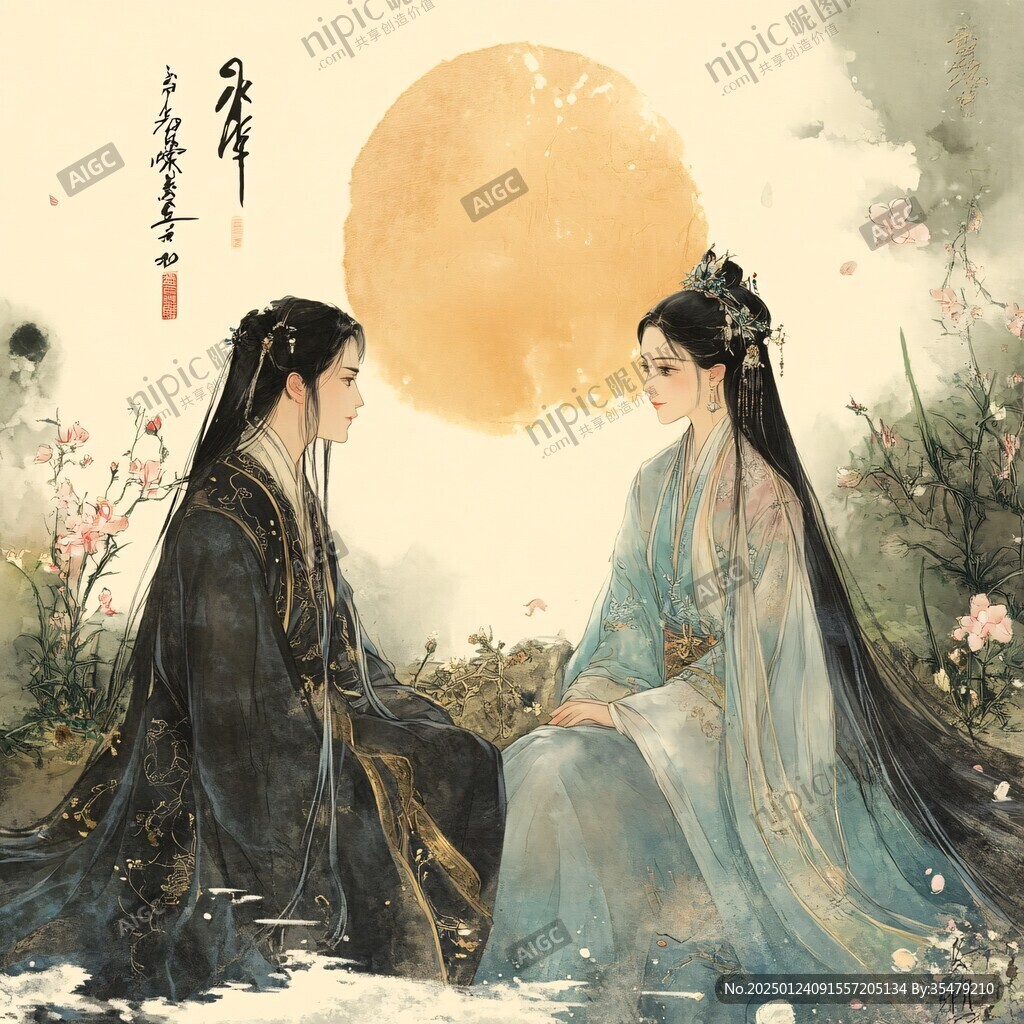 古風(fēng)情侶裝飾布置