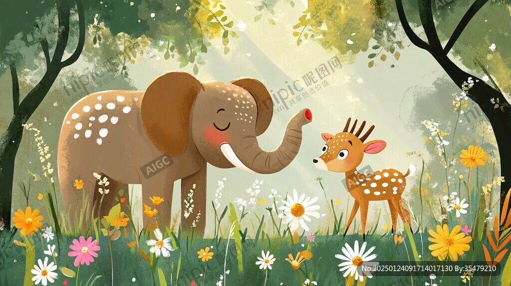 野生動物插畫