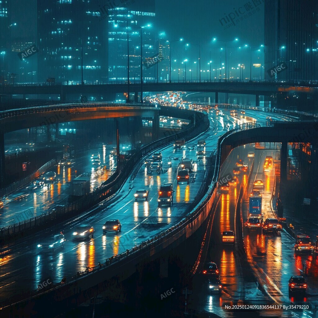 雨夜天橋