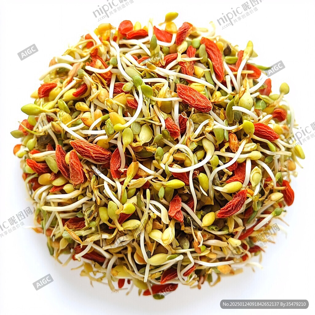 豆芽雙色花仁