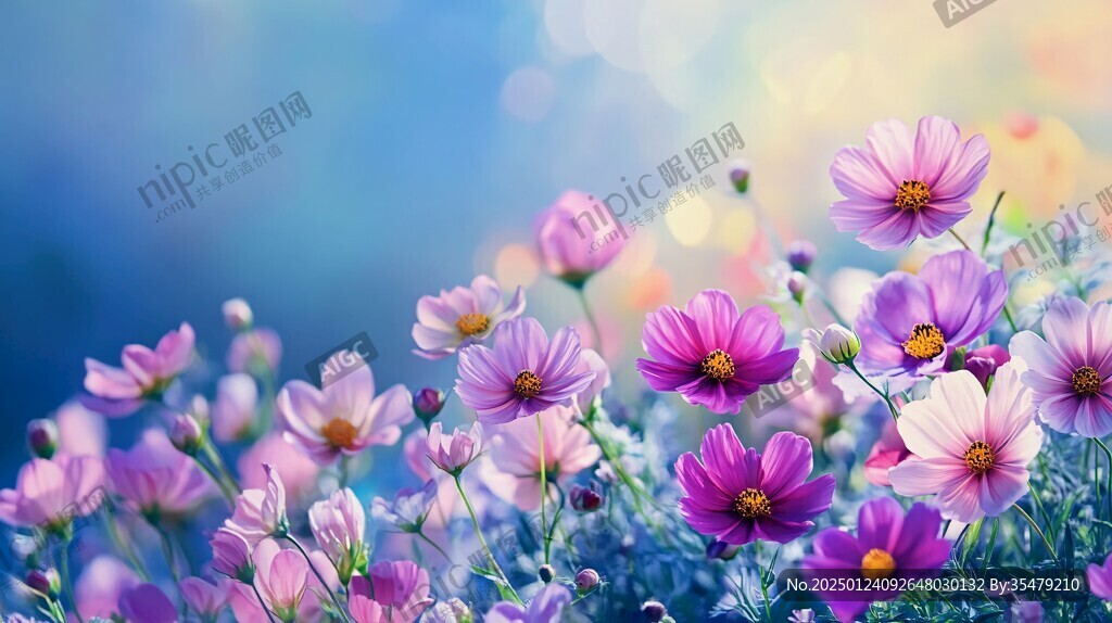 唯美花朵背景壁紙