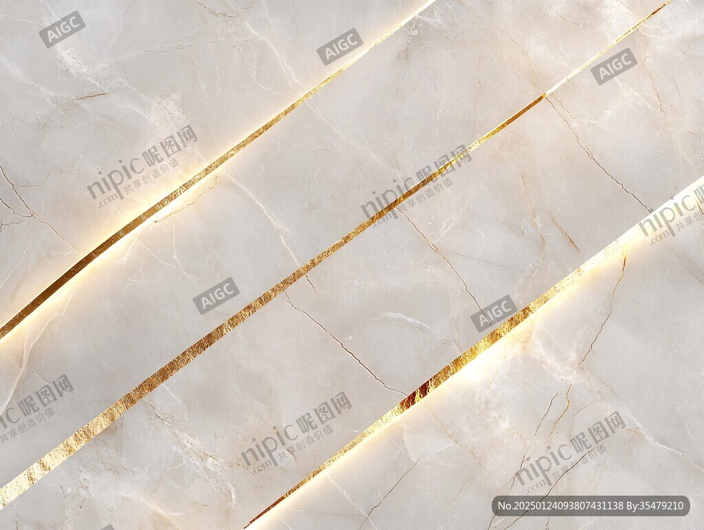 極簡(jiǎn)金箔石根線條