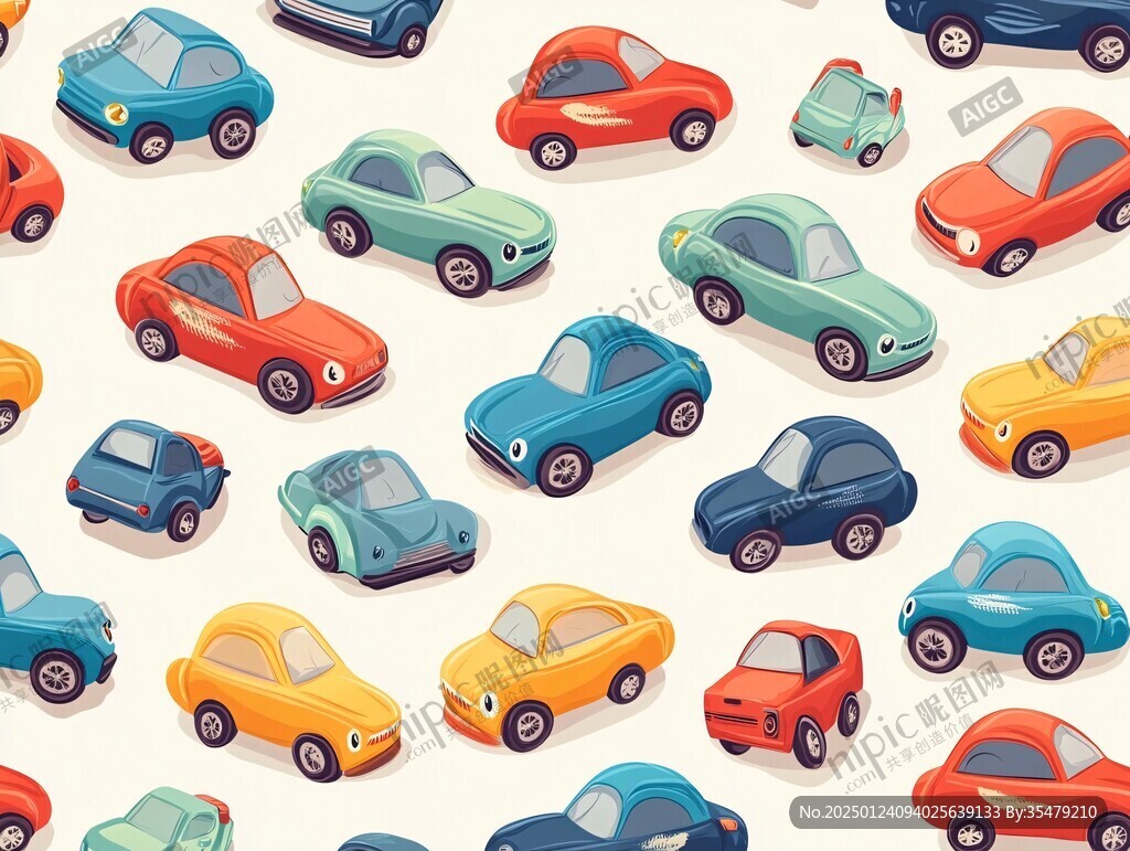 玩具車圖案
