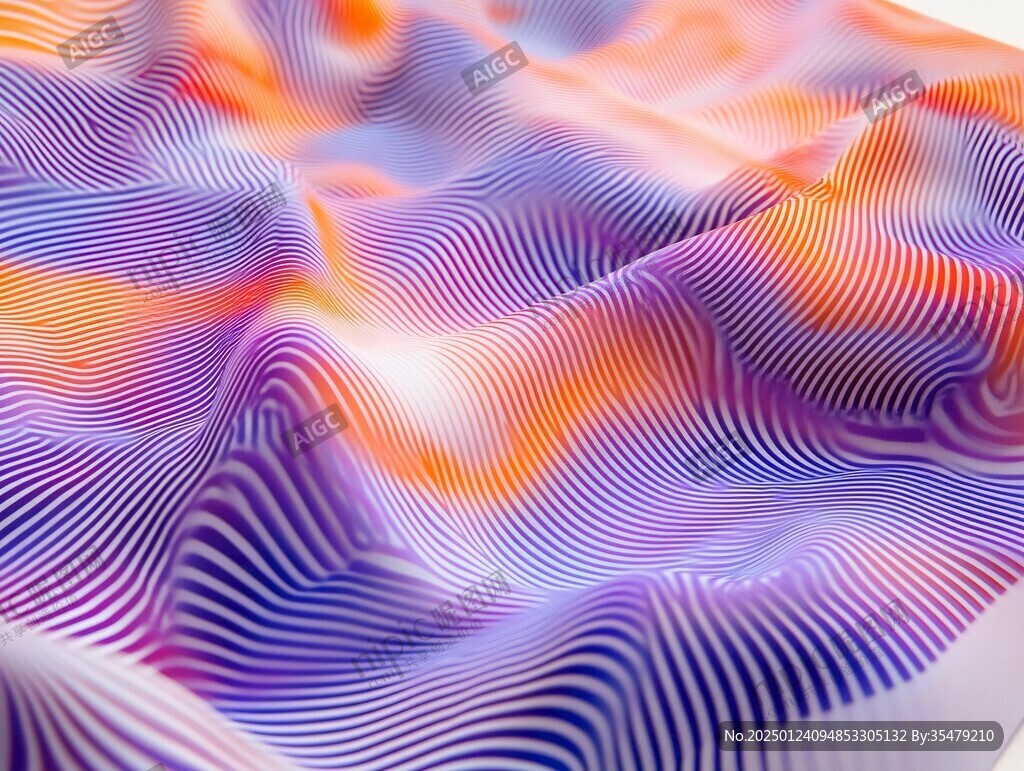 3d立體起伏波浪