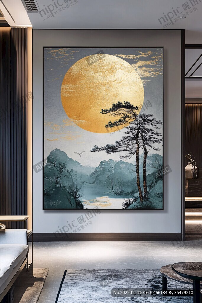 端景墻掛畫
