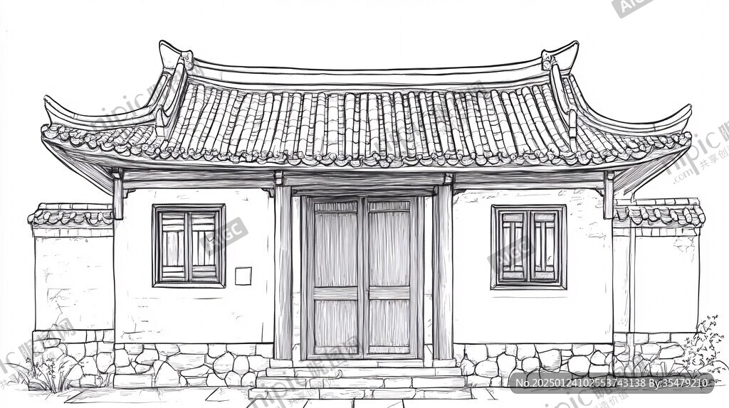 前門線稿