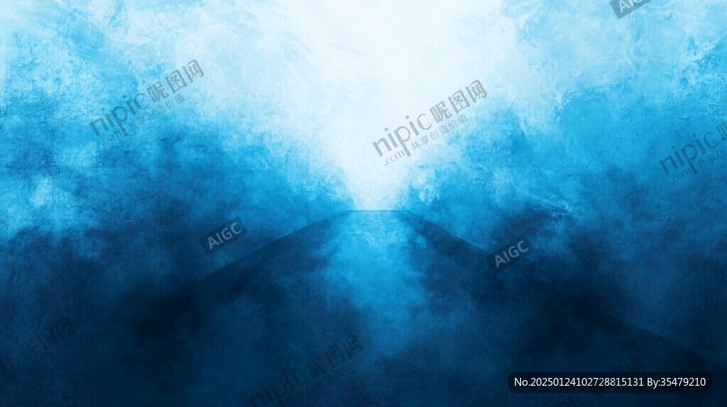 霧霾藍背景設計