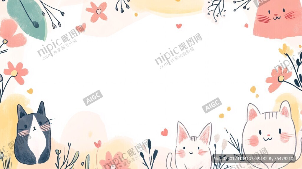 貓咪邊框