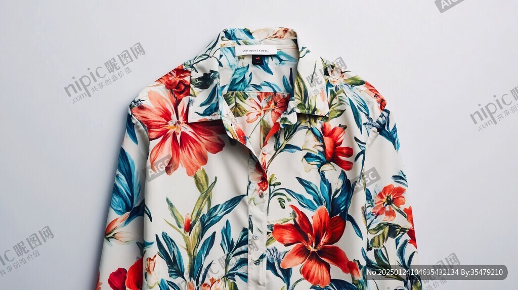 花襯衫素材
