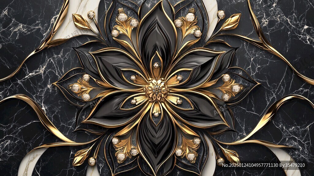 3d立體金屬花紋