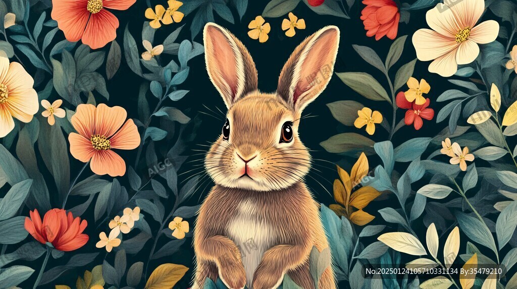 兔年包裝插畫