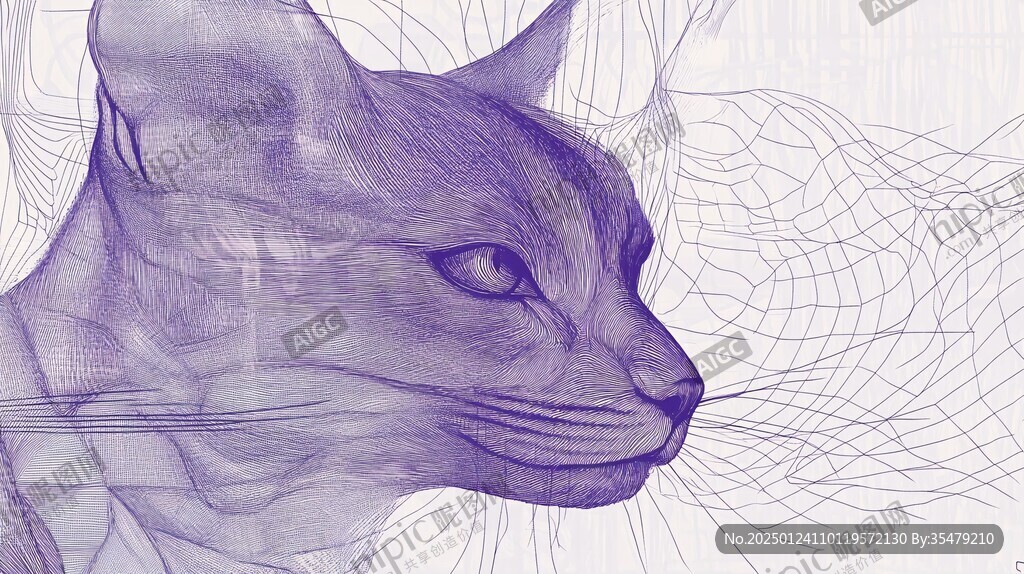 美洲獅插畫