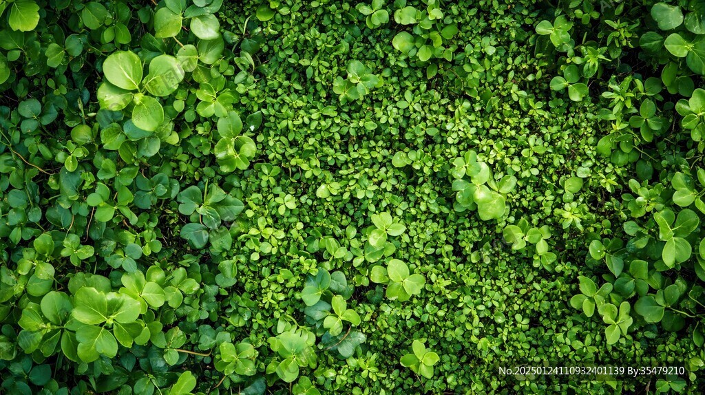 滿屏圓葉草