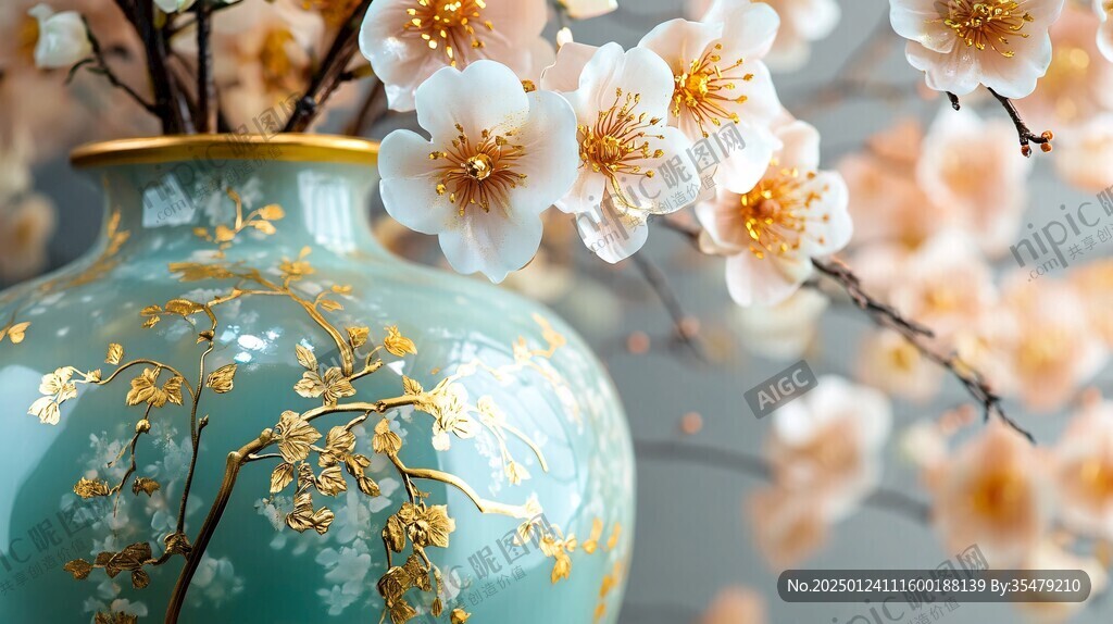 新中式桃花