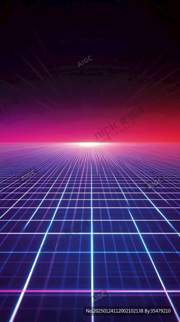 科技鐳射風背景