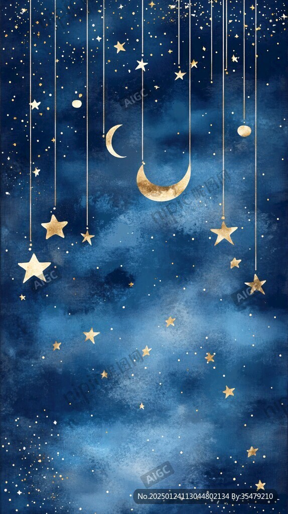 創(chuàng)意夜晚星點(diǎn)流星