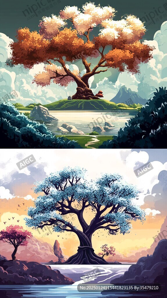 季節變幻場景