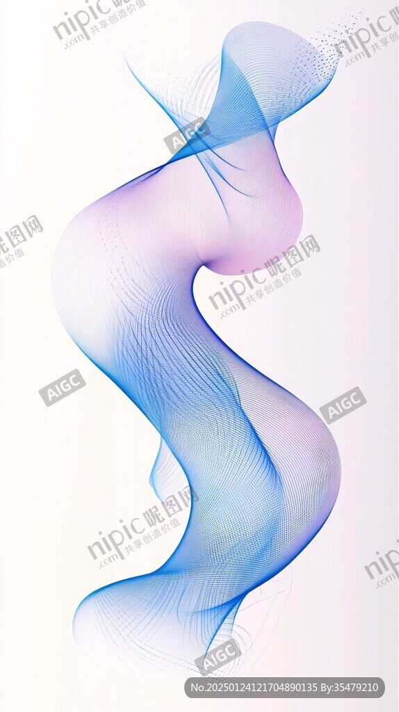 藍(lán)紫色動感線條流線風(fēng)格