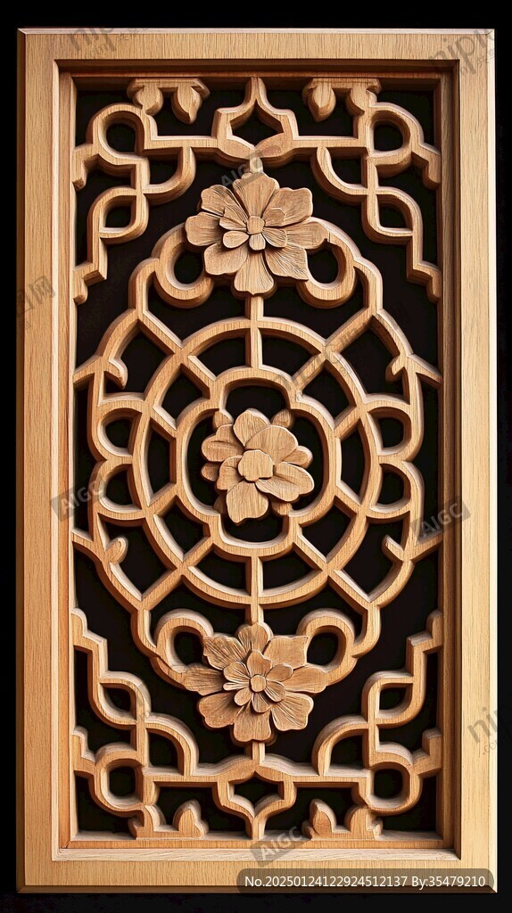 實(shí)木窗花