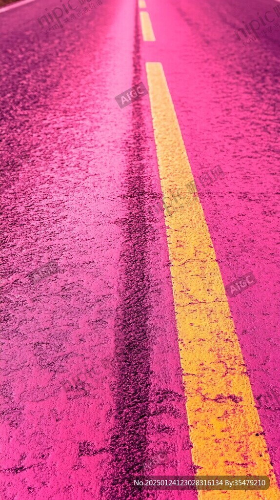 色彩路面